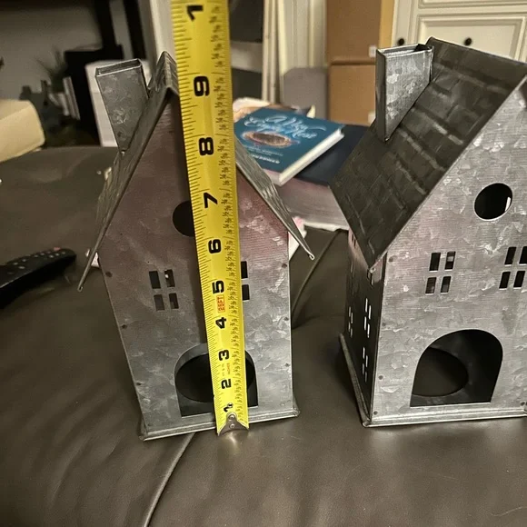 Pottery Barn Galvanized House Candle Holder - Picture 4 of 6